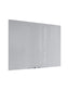 Floating Glass Non-Magnetic Dry Erase Board, Gray, 47" x 35", 3 x 4, Gray, 47" X 35" Size, Set of 1, 817894029082