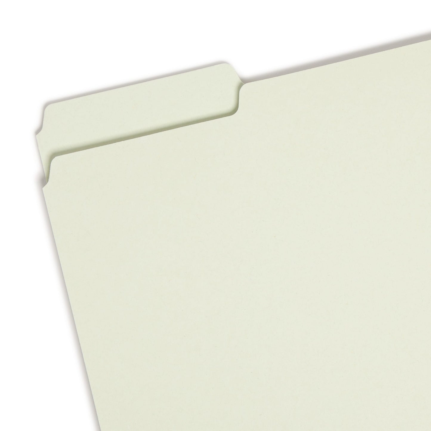 Pressboard File Folders, 2 inch Expansion, Gray/Green Color, Letter Size, Set of 25, 086486132343