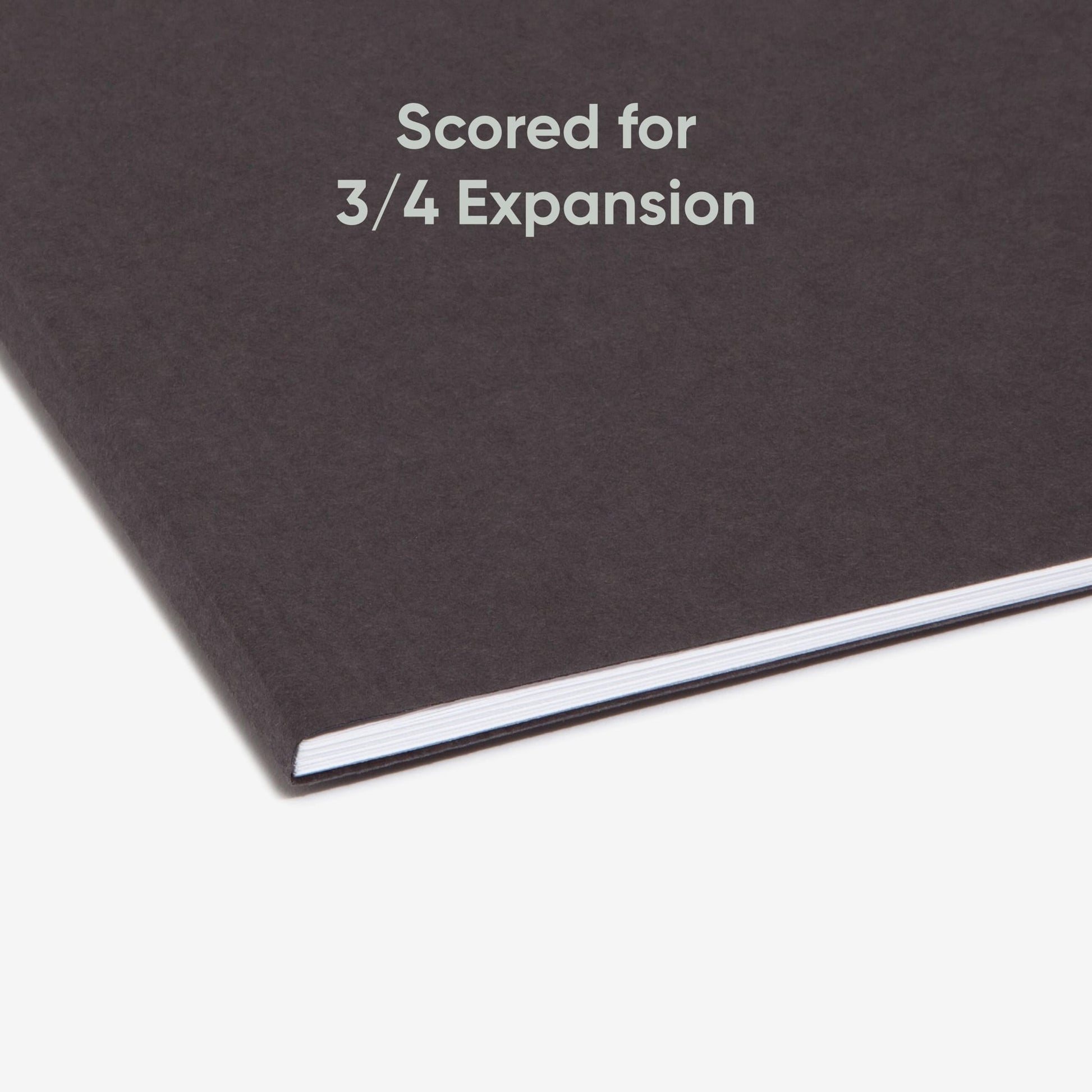 Standard Hanging File Folders with 1/5-Cut Tabs, Black Color, Letter Size, Set of 25, 086486640626