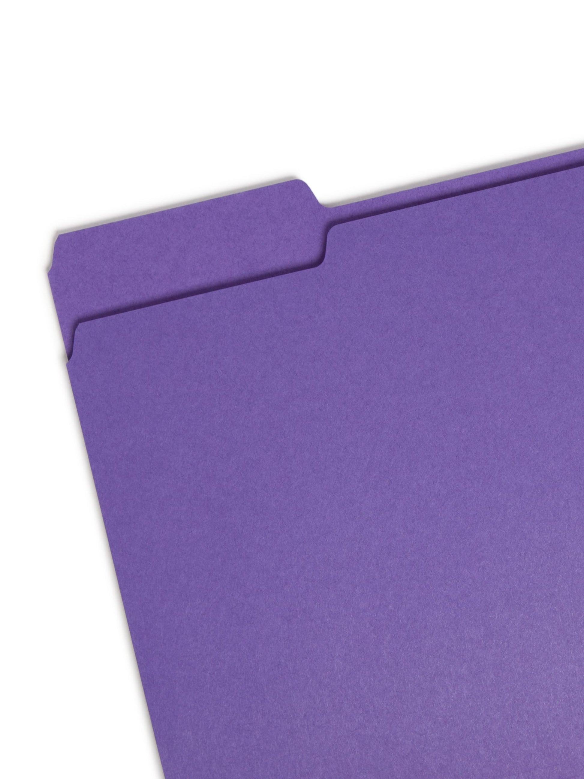 Standard File Folders, 1/3-Cut Tab, Assorted Colors Color, Letter Size, Set of 100, 086486119481