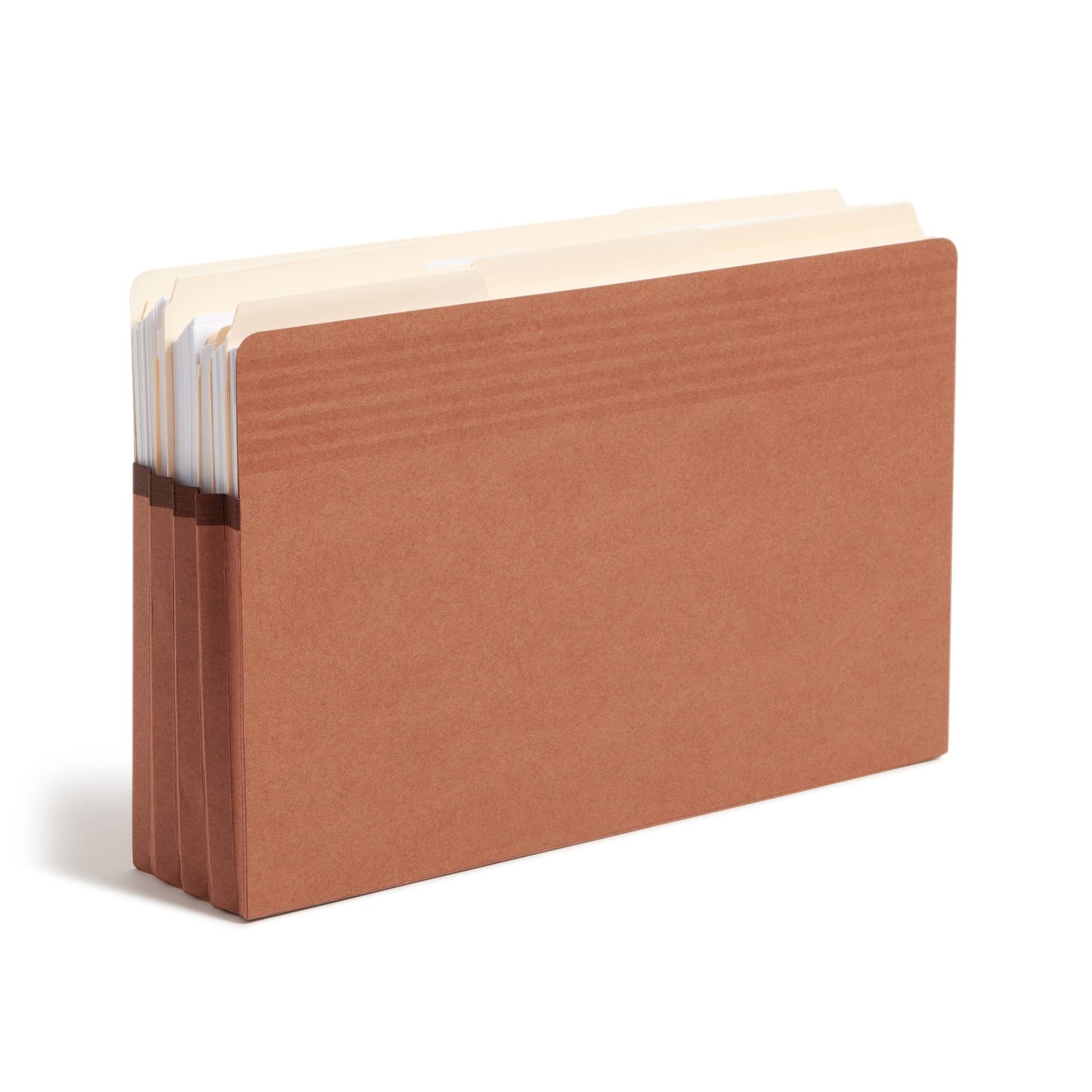 Easy Grip® File Pockets, 3-1/2 inch Expansion, Straight-Cut Tab, Redrope Color, Legal Size, Set of 25, 30086486732100