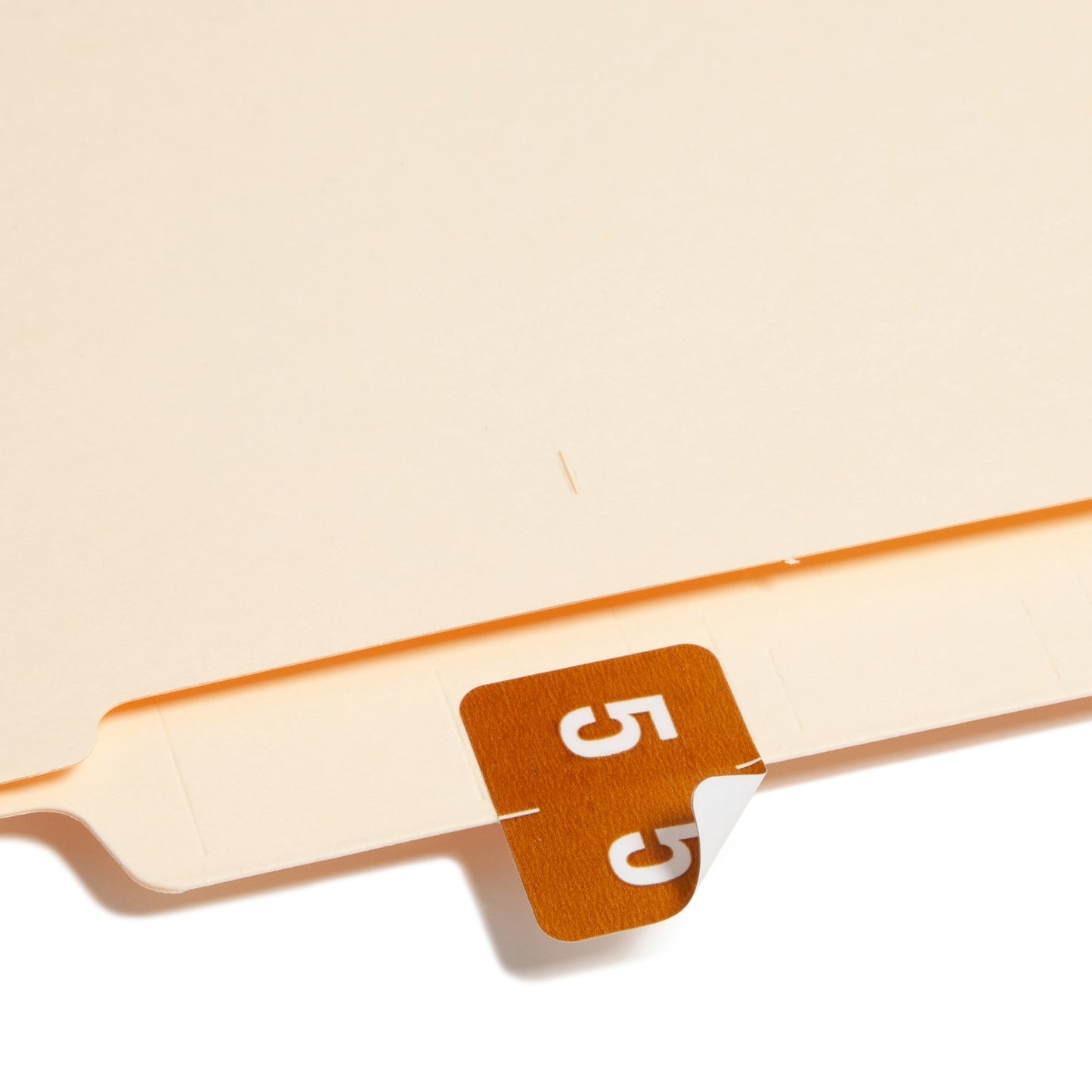 DCCRN Color-Coded Numeric Labels - Rolls, Brown Color, 1-1/4" X 1" Size, Set of 500, 086486673457