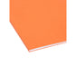 Standard Hanging File Folders, Orange Color, Letter Size, Set of 25, 086486644358