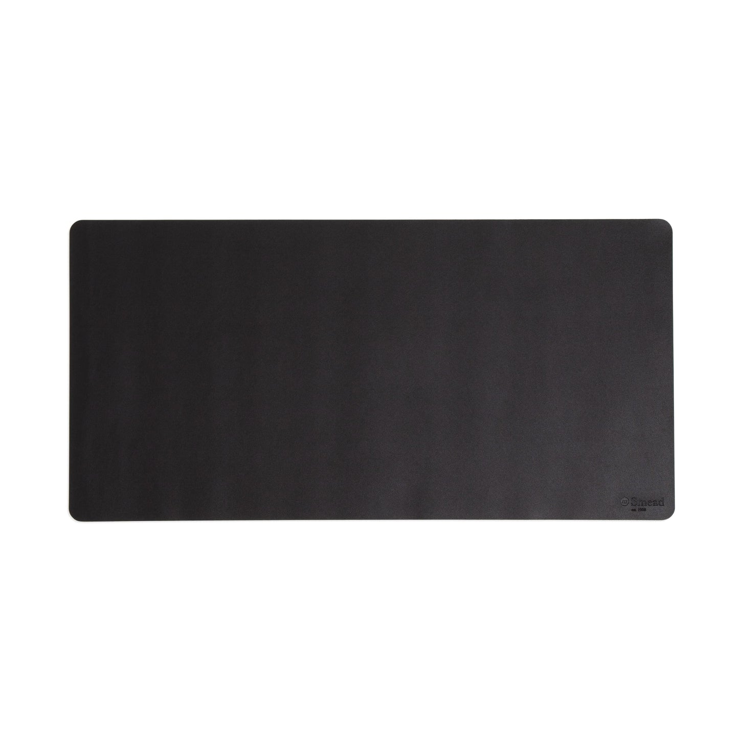 Vegan Leather Desk Pad, Charcoal Color, 31.5"X15.7" Size, Set of 1, 086486648332