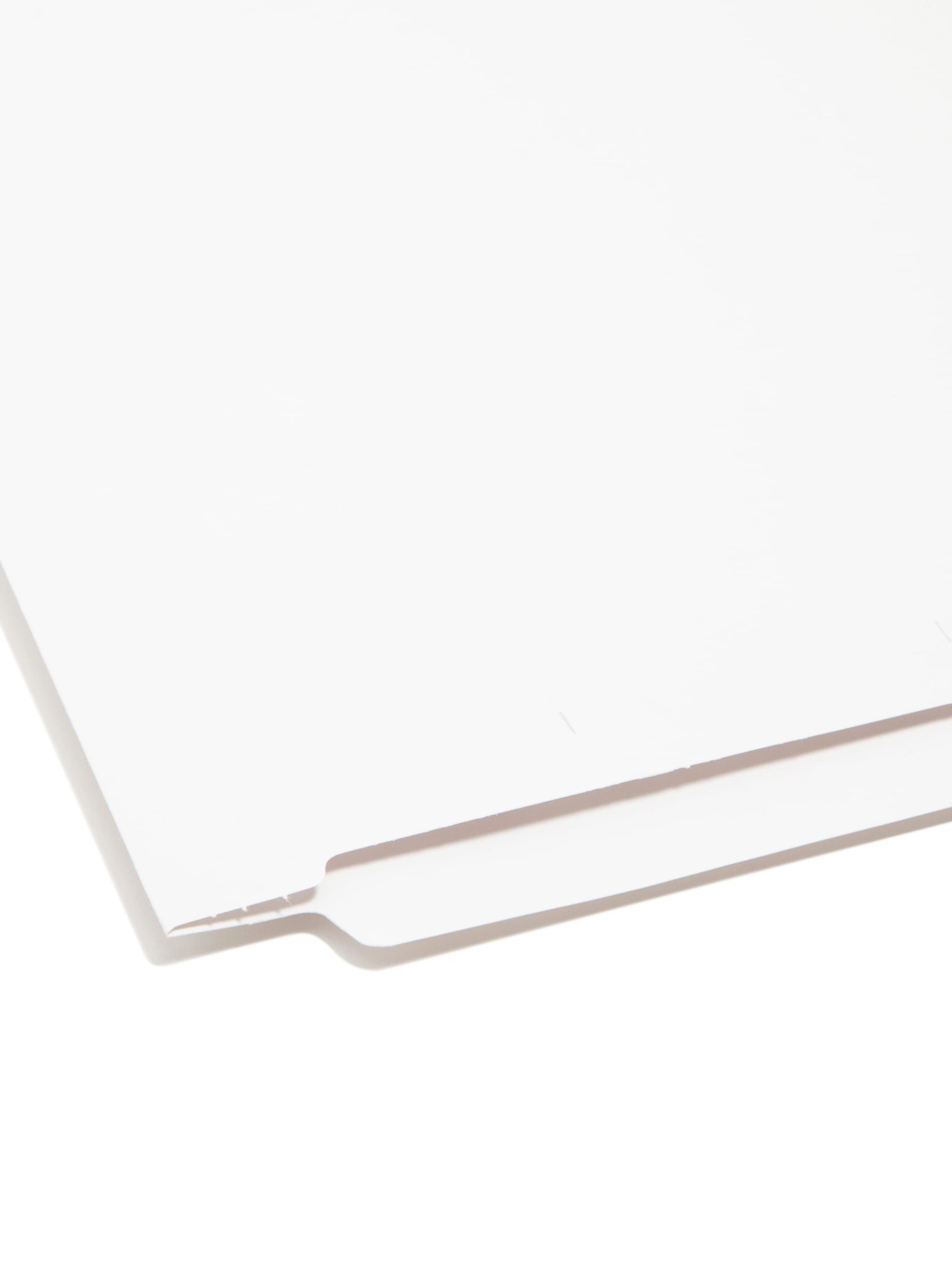 Standard End Tab File Folders, Straight-Cut Tab, Ivory Color, Letter Size, Set of 100, 086486245067