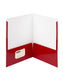 High Gloss Two-Pocket Folders, Red Color, Letter Size, 30086486878808