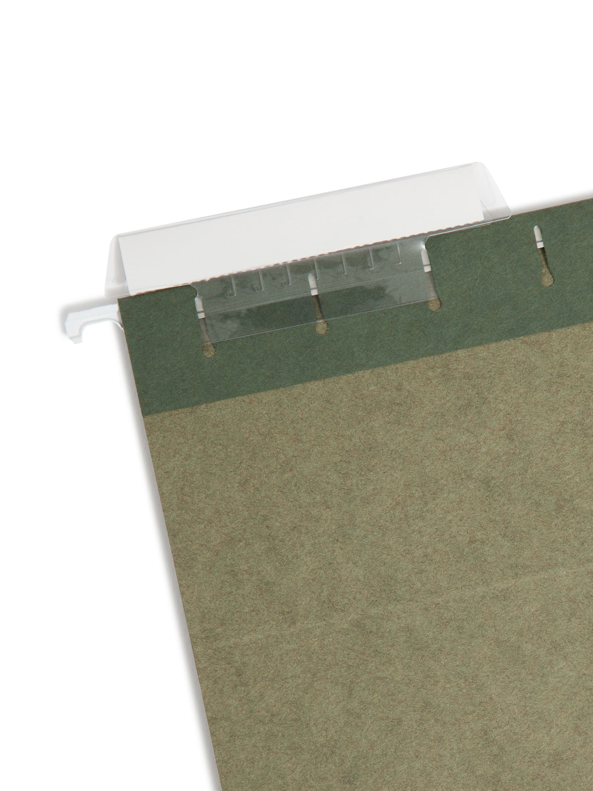 Standard Hanging File Folders with 1/3-Cut Tabs, Standard Green Color, Letter Size, Set of 25, 086486640350