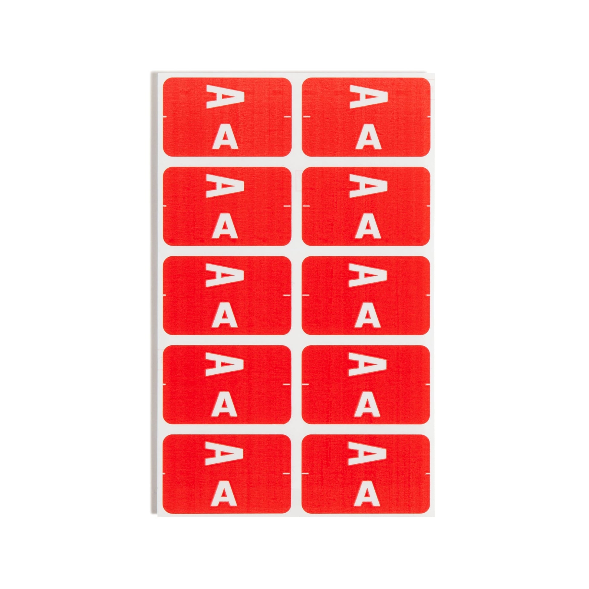AlphaZ® ACCS and ACC Color Coded Alphabetic Labels - Sheets, Assorted Colors Color, 1" X 1-5/8" Size, Set of 2200, 086486671705