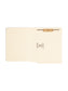 Shelf-Master® Reinforced End Tab Fastener File Folders, Straight-Cut Tab, Manila Color, Letter Size, Set of 50, 086486341103