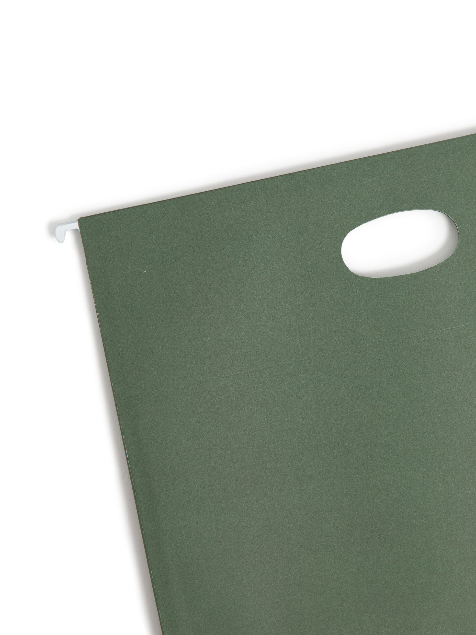 Hanging File Pockets, 1.75" Expansion, Standard Green Color, Letter Size, Set of 25, 086486642187