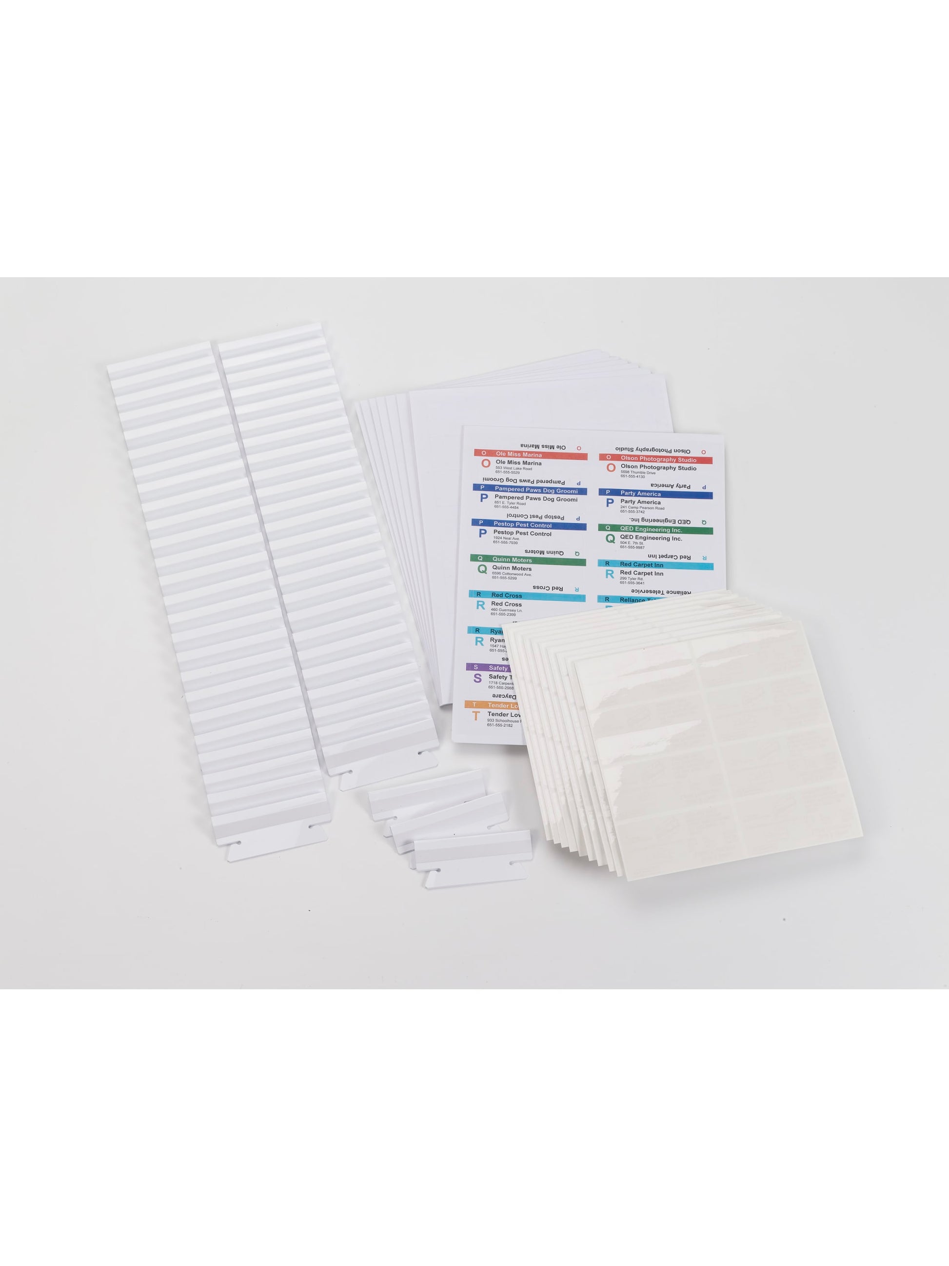 Viewables® hanging File Folder Label Kit, White Color, Set of 1, 086486649056