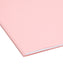 Standard File Folders, 1/3-Cut Tab, Pink Color, Letter Size, Set of 100, 086486126434