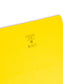 Reinforced Tab File Folders, Straight-Cut Tab, Yellow Color, Legal Size, Set of 100, 086486179102