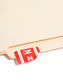 AlphaZ® ACCS Color Coded Alphabetic Labels - Sheets, Red Color, 1" X 1-5/8" Size, Set of 100, 086486671842