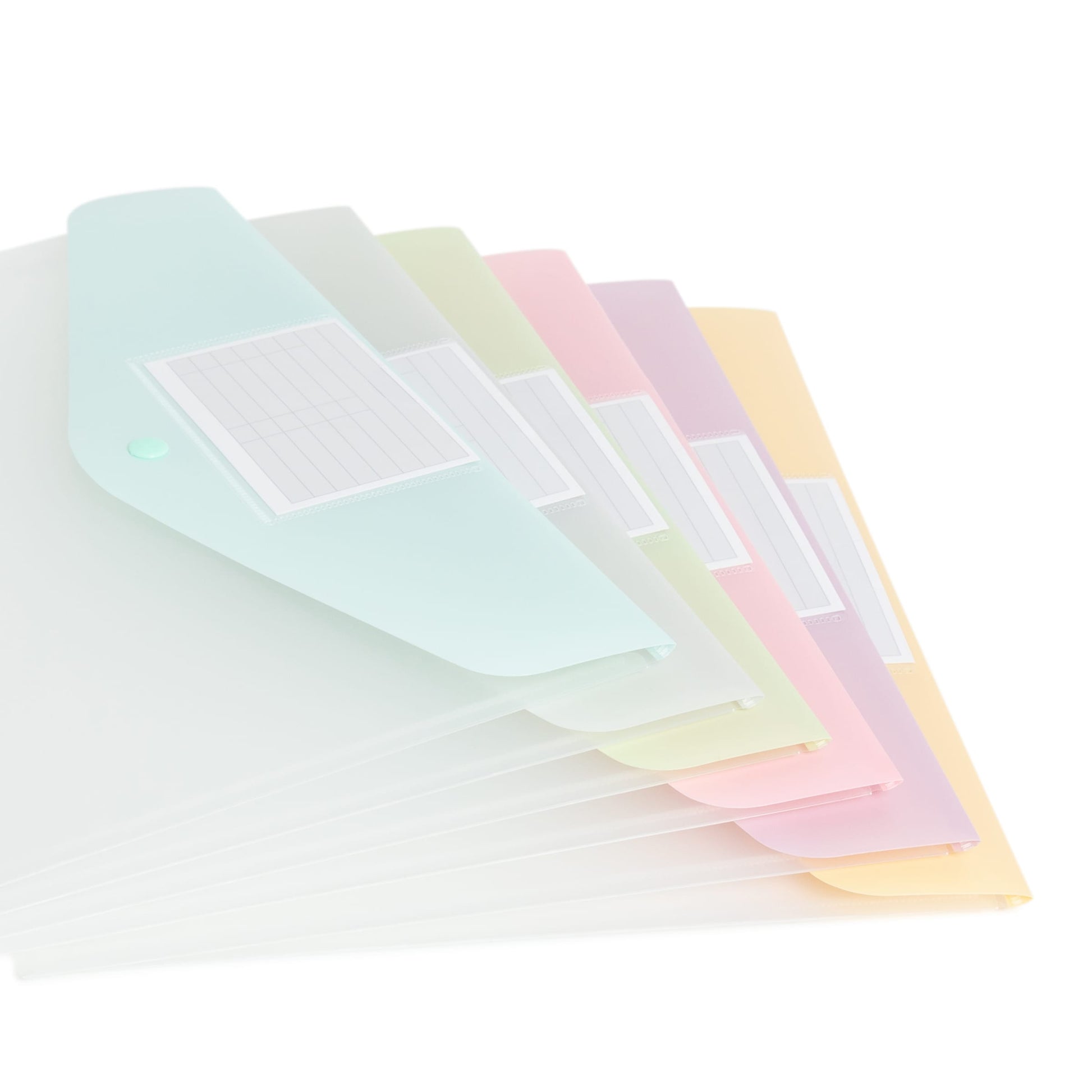 Document Holders, Assorted Colors Color, Letter Size, Set of 6, 086486896887