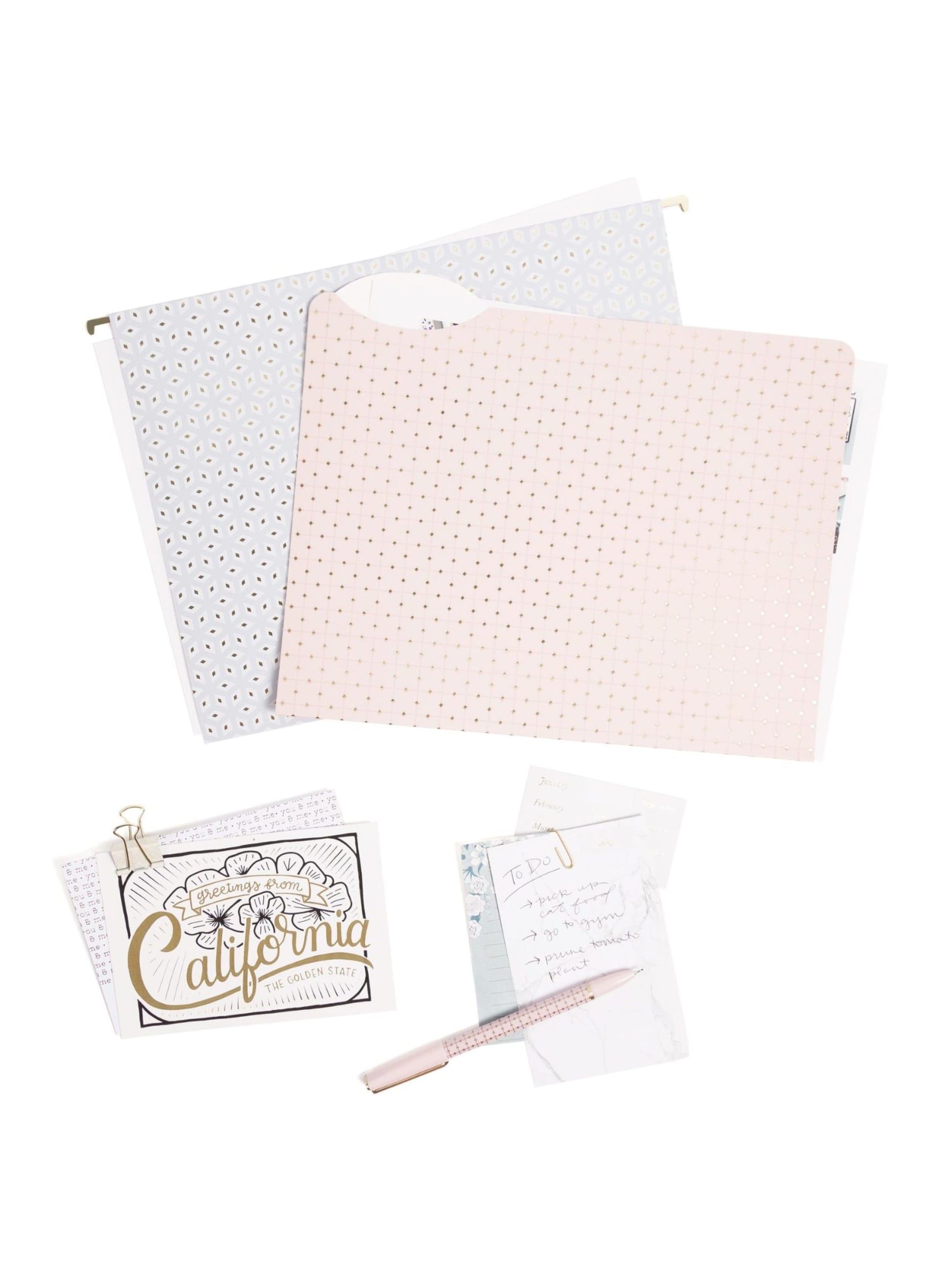 Filing Office Accessories Kit with Pen, 1/3 Cut, Assorted Colors, Assorted Colors, Set of 145, 843463148663