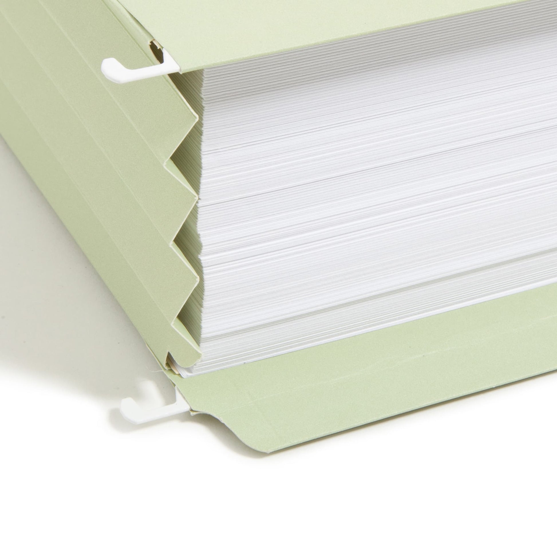 FasTab® Extra Capacity Hanging File Folders, 1/3-Cut Tab, Moss Green Color, Letter Size, Set of 1, 086486642224