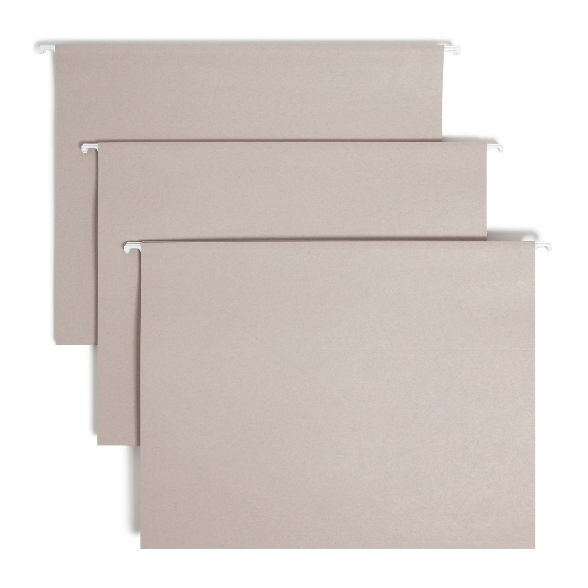 TUFF® Hanging File Folders with Easy Slide® Tabs, Gray Color, Letter Size, Set of 1, 086486640923