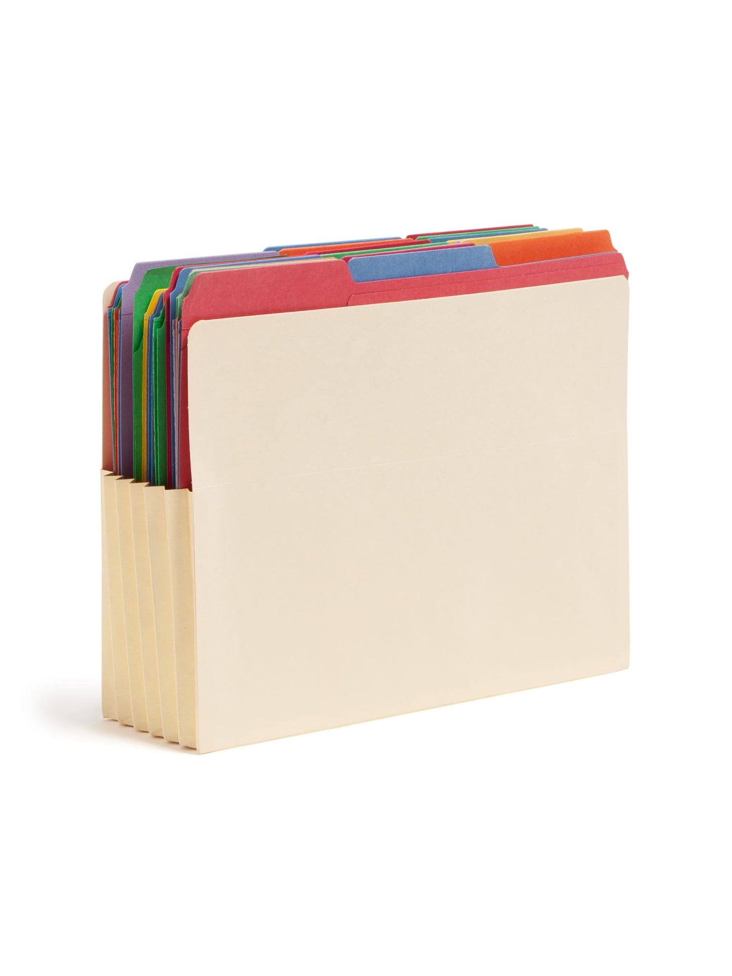 End Tab Convertible File Pockets, Straight-Cut Tab, 5-1/4 inch Expansion, Manila Color, Letter Size, Set of 0, 30086486751750