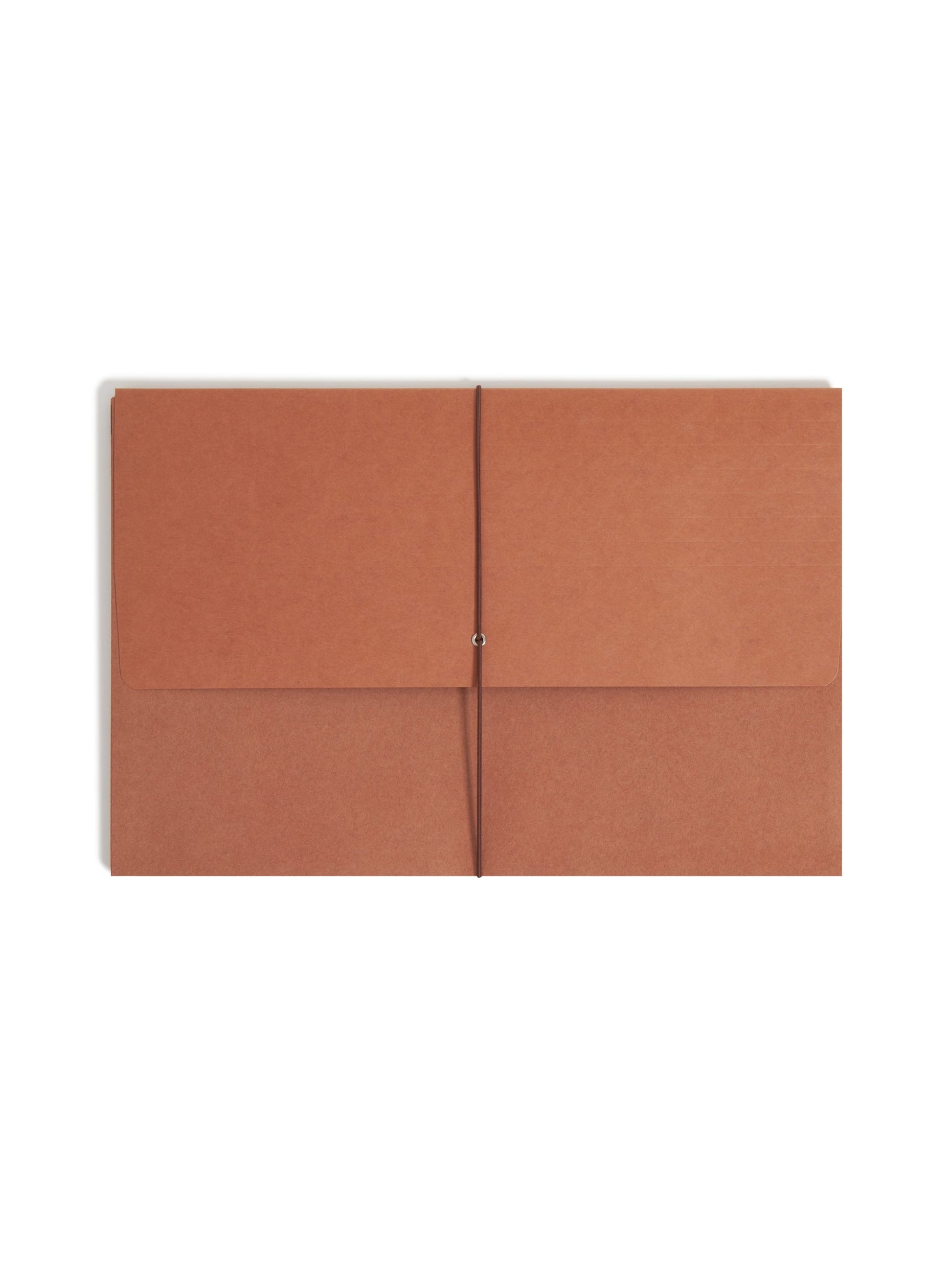 Redrope Expanding Wallets with Elastic Cord, 3-1/2 Inch Expansion, Redrope Color, Legal Size, Set of 10, 30086486710078