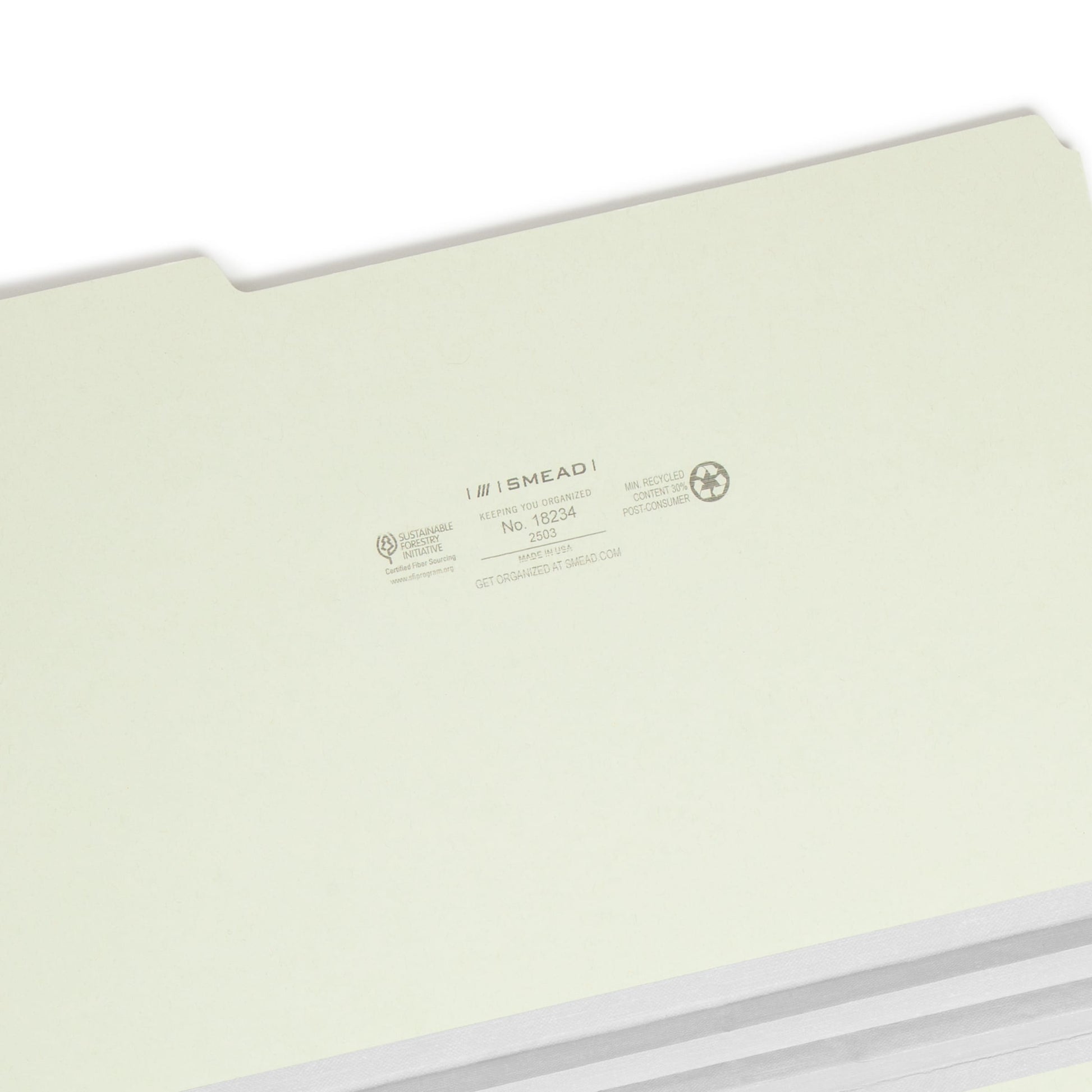 Pressboard File Folders, 2 inch Expansion, Gray/Green Color, Legal Size, Set of 25, 086486182348