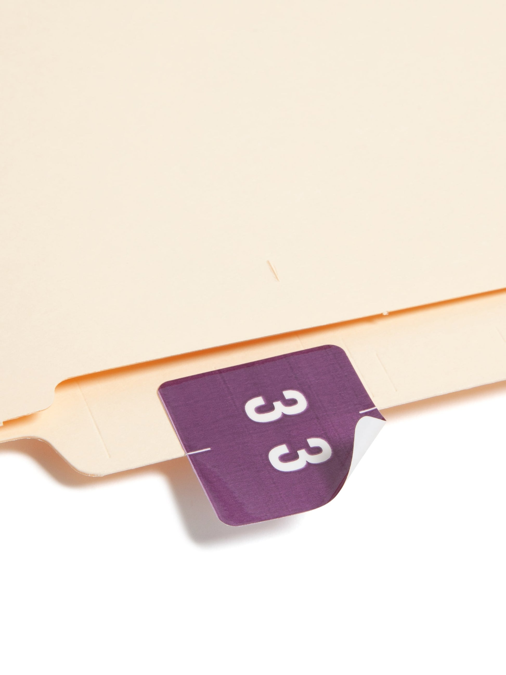 DCC Color-Coded Numeric Labels - Rolls, Purple Color, 1-1/2" X 1-1/2" Size, Set of 250, 086486674232
