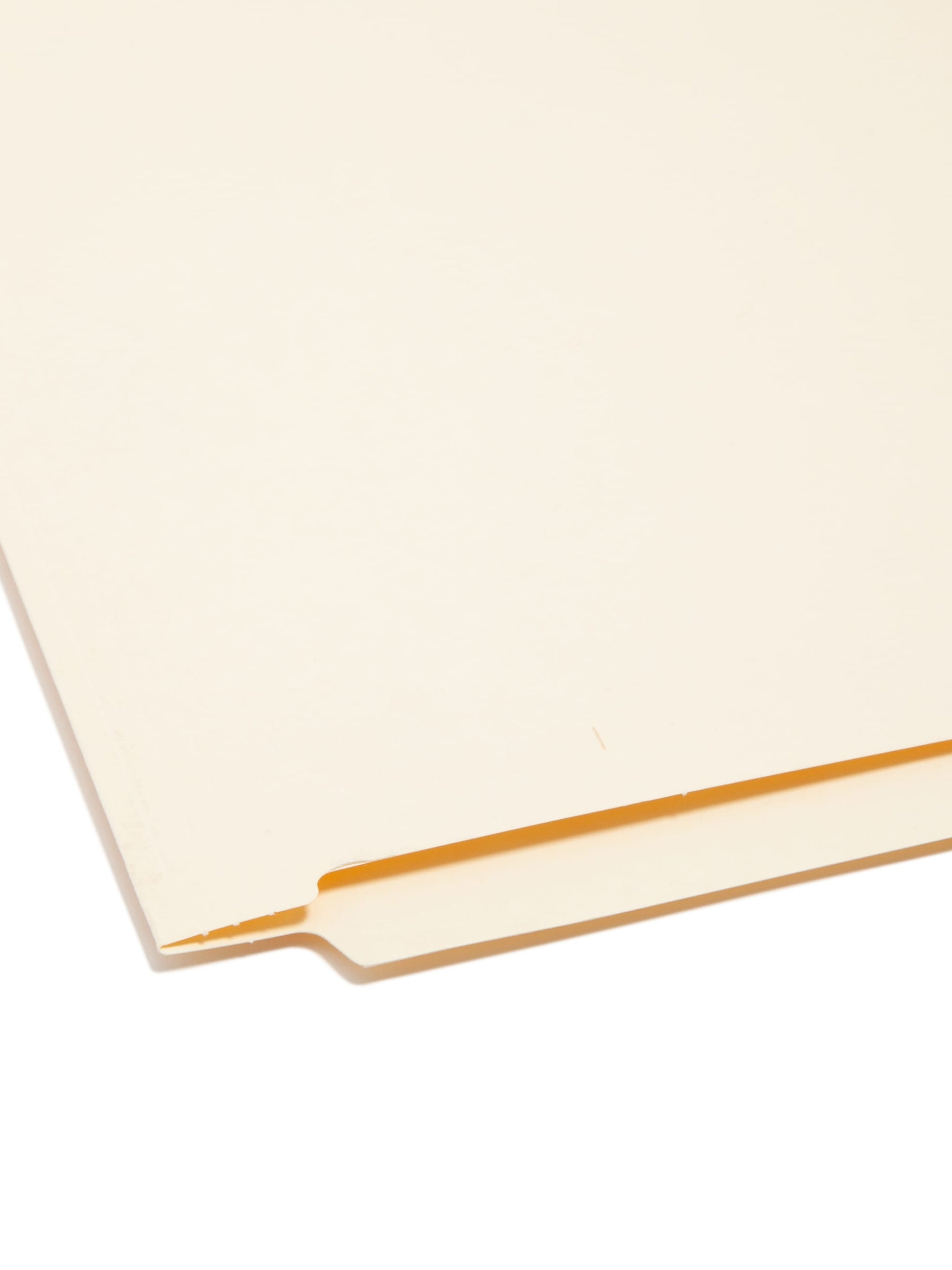 Standard End Tab File Folders, Straight-Cut Tab, Manila Color, Letter Size, Set of 100, 086486241007