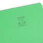 Standard File Folders, Straight-Cut Tab, Green Color, Letter Size, Set of 100, 086486109390
