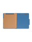 100% Recycled Value Pressboard Classification Folders, 2 Dividers, 2 inch Expansion, 2/5-Cut Tab, 2 Fasteners, Dark Blue Color, Letter Size, Set of 10, 30086486211841