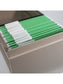 Standard Hanging File Folders with 1/3-Cut Tabs, Green Color, Letter Size, Set of 25, 086486640220