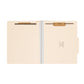 Classification File Folders, 2 Dividers, 2 inch Expansion, Manila Color, Letter Size, Set of 10, 30086486140004