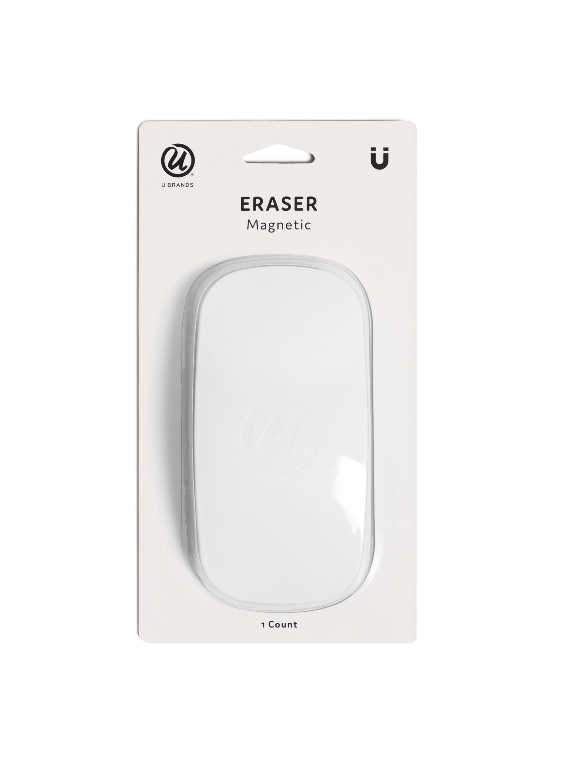 Magnetic Board Eraser, White, 3" x 4", White, 3" X 4" Size, Set of 1, 812296025816