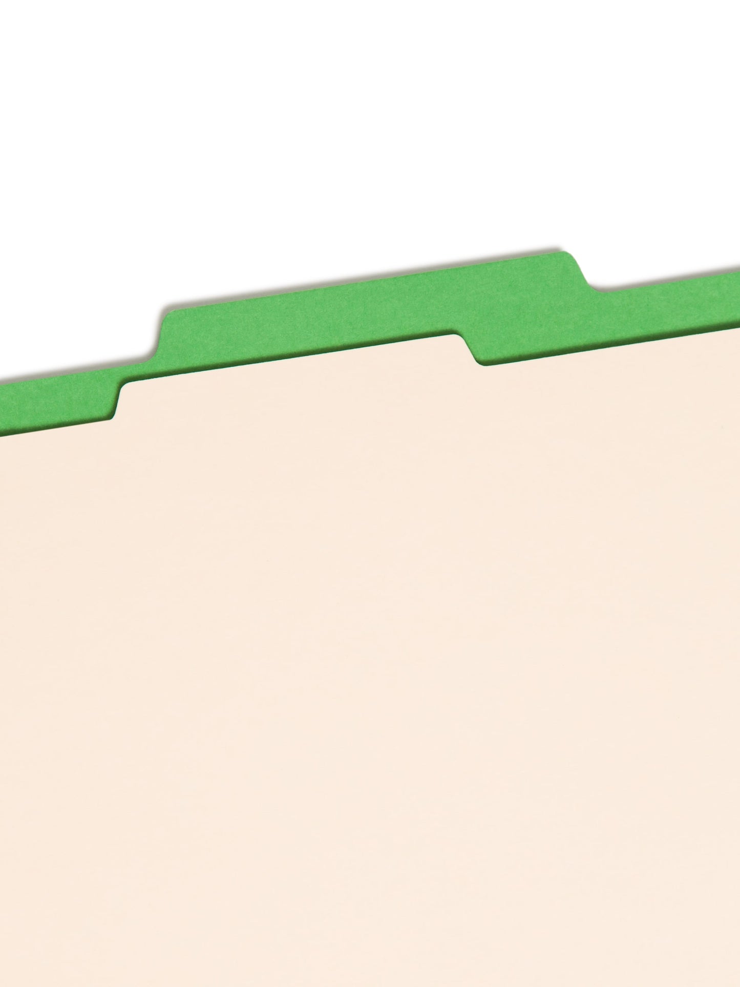 Classification File Folders, 1 Divider, 2 inch Expansion, Green Color, Letter Size, Set of 0, 30086486137028