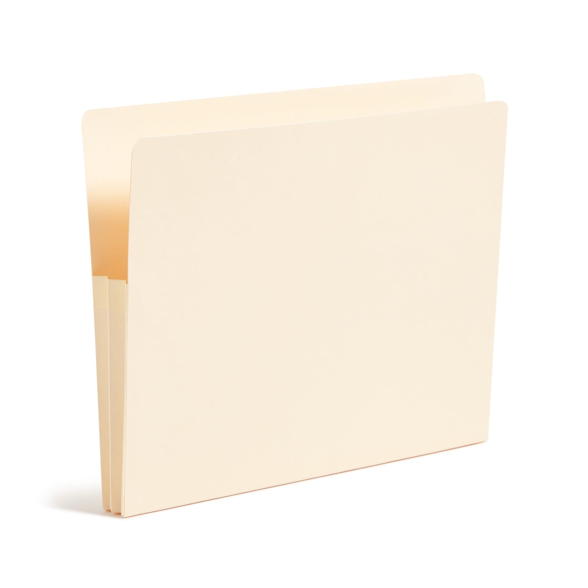 Reinforced End Tab File Pockets, Straight-Cut Tab, 1-3/4 inch Expansion, Manila Color, Letter Size, Set of 25, 30086486751149