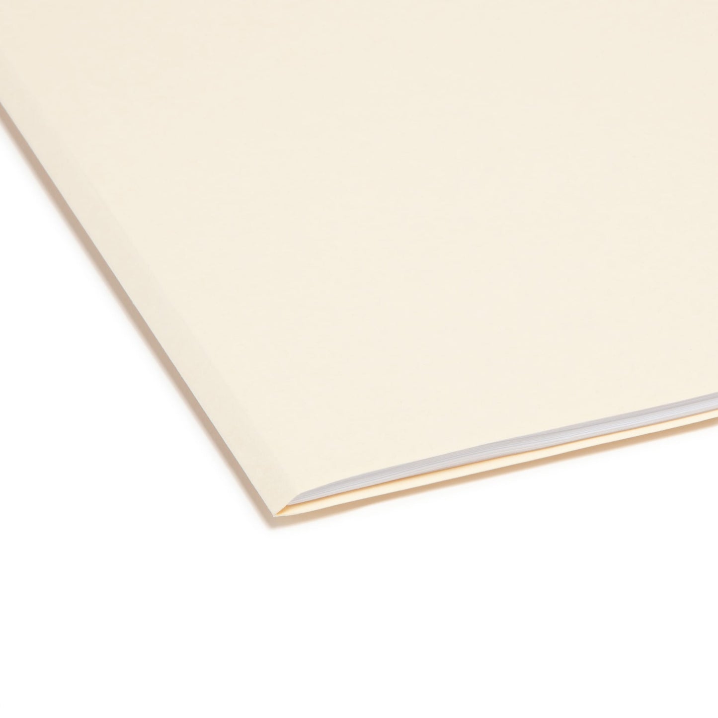 Heavy Duty Reinforced Tab File Folders, 1/3-Cut Tab, Manila Color, Letter Size, Set of 45, 086486104388