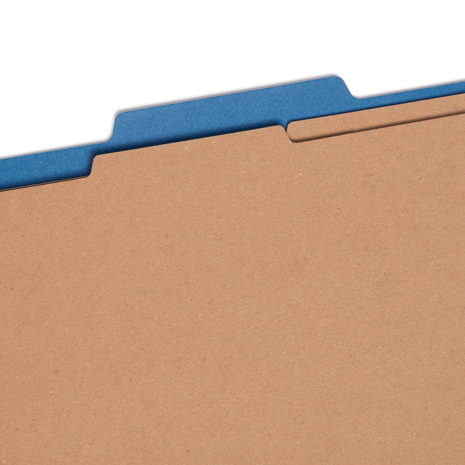 SafeSHIELD® Pressboard Classification File Folders, 2 Dividers, 2 inch Expansion, 2/5-Cut Tab, Dark Blue Color, Legal Size, Set of 10, 30086486190351
