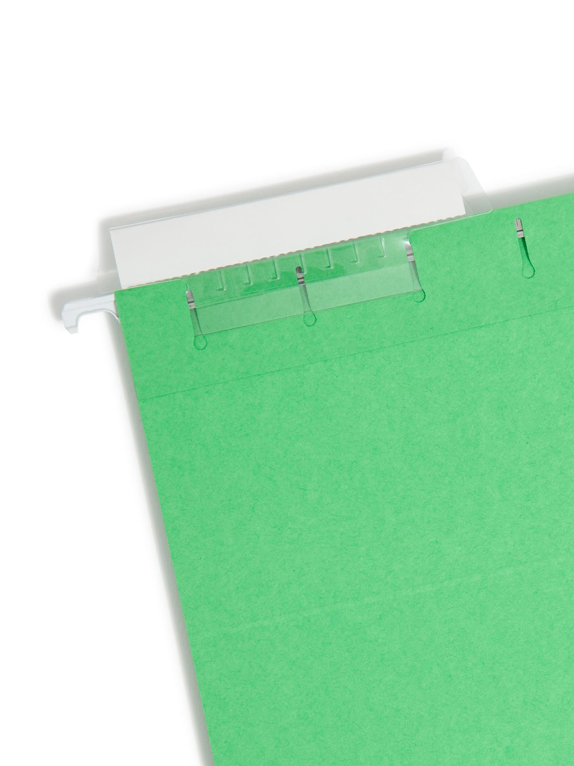 Standard Hanging File Folders with 1/3-Cut Tabs, Green Color, Letter Size, Set of 25, 086486640220