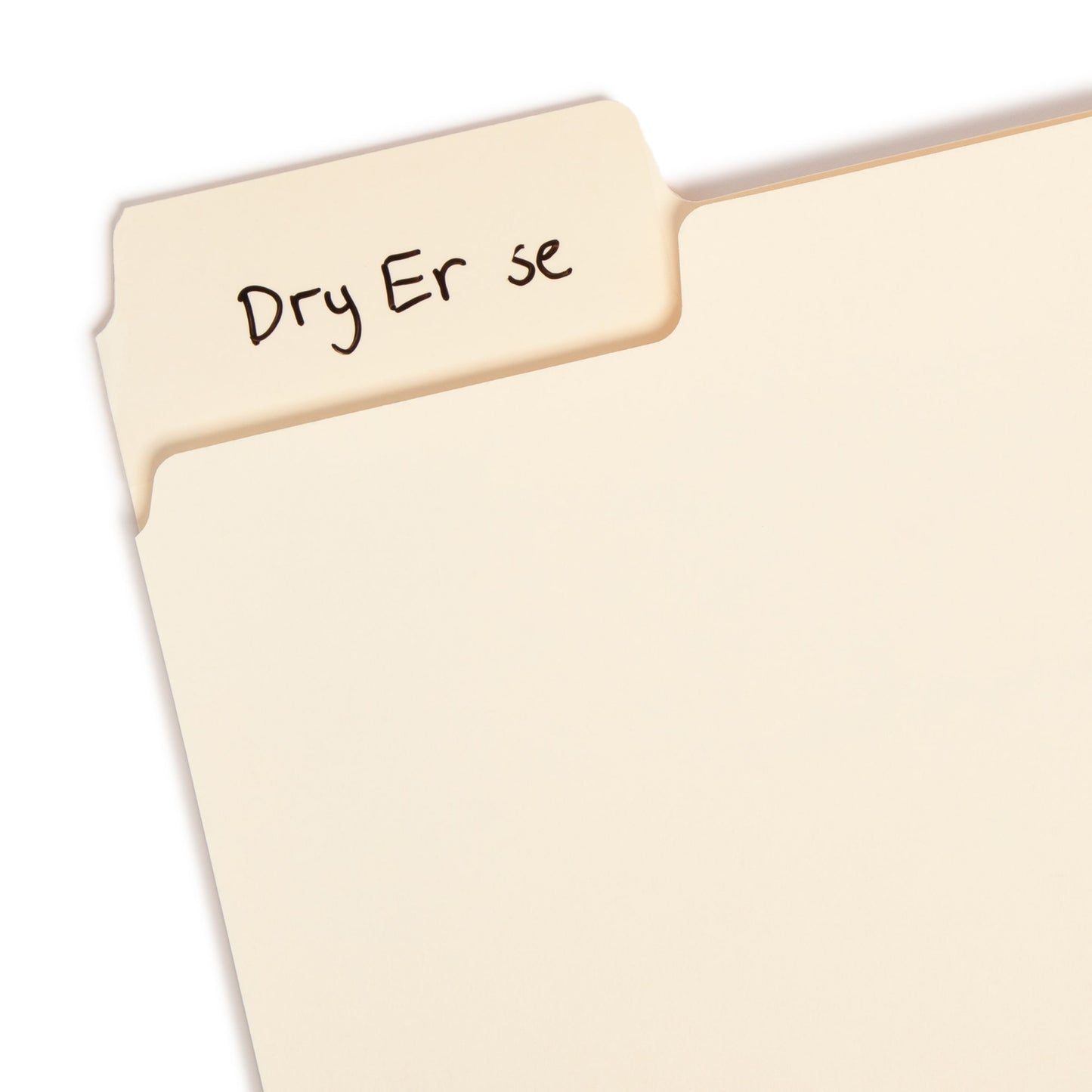 Erasable SuperTab® File Folders, Manila Color, Letter Size, Set of 24, 086486103800