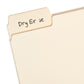 Erasable SuperTab® File Folders, Manila Color, Letter Size, Set of 24, 086486103800