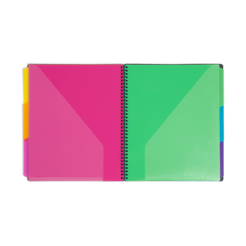 Poly Project Organizers, 12 Pockets, 1/3-Cut Tab