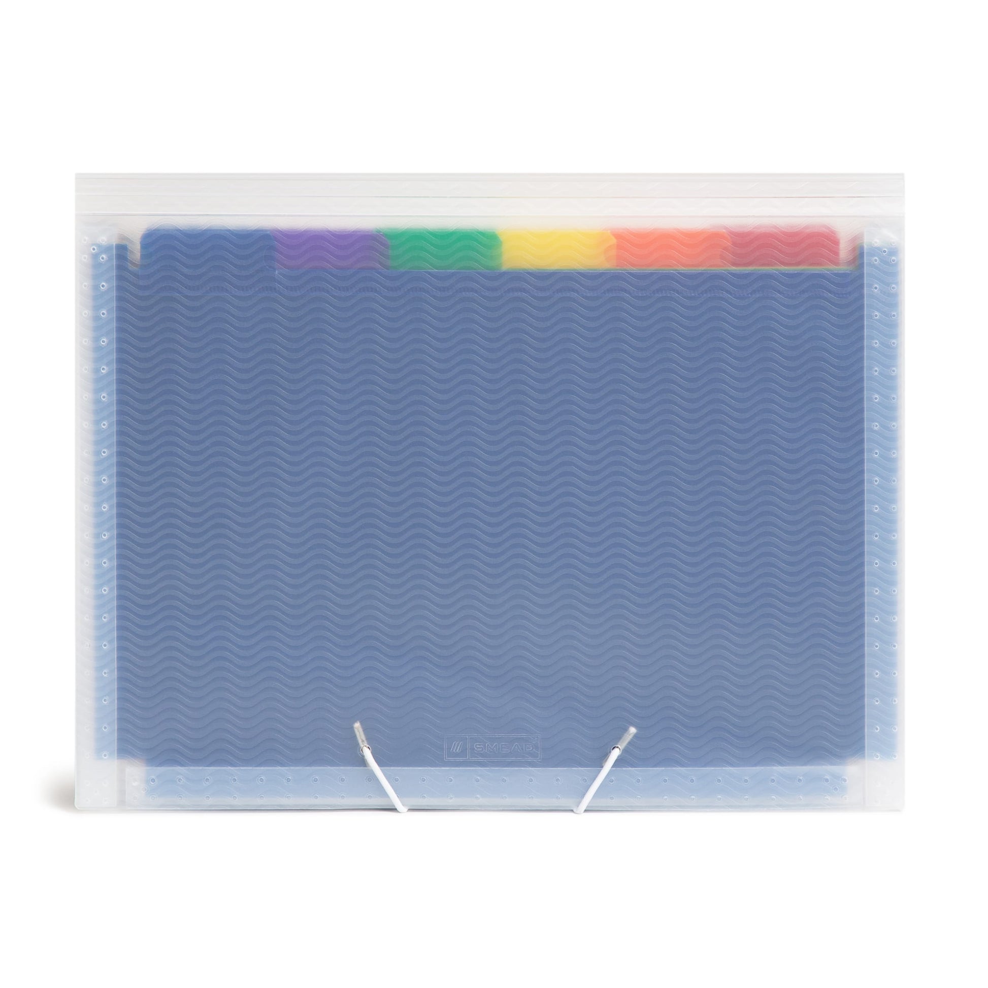 Expanding File Organizer, 13 Pockets, 5 Colored Dividers, 1/6-Cut Tab, Assorted Colors Color, Letter Size, Set of 1, 086486708975