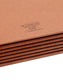 TUFF® Extra-Wide Reinforced End Tab File Pockets, Straight-Cut Tab, 5-1/4 inch Expansion, Redrope Color, Extra Wide Legal Size, Set of 10, 30086486747906