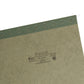 Standard Hanging File Folders with 1/5-Cut Tabs, Standard Green Color, Letter Size, Set of 25, 086486640558