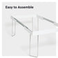 Adjustable Hanging File Folder Frame, White Color, Letter Size, Set of 1, 086486648509