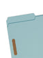 Pressboard Fastener File Folders, 3 inch Expansion, Blue Color, Legal Size, Set of 25, 086486200028