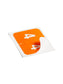 DCCRN Color-Coded Numeric Labels - Rolls, Orange Color, 1-1/4" X 1" Size, Set of 50, 086486673440