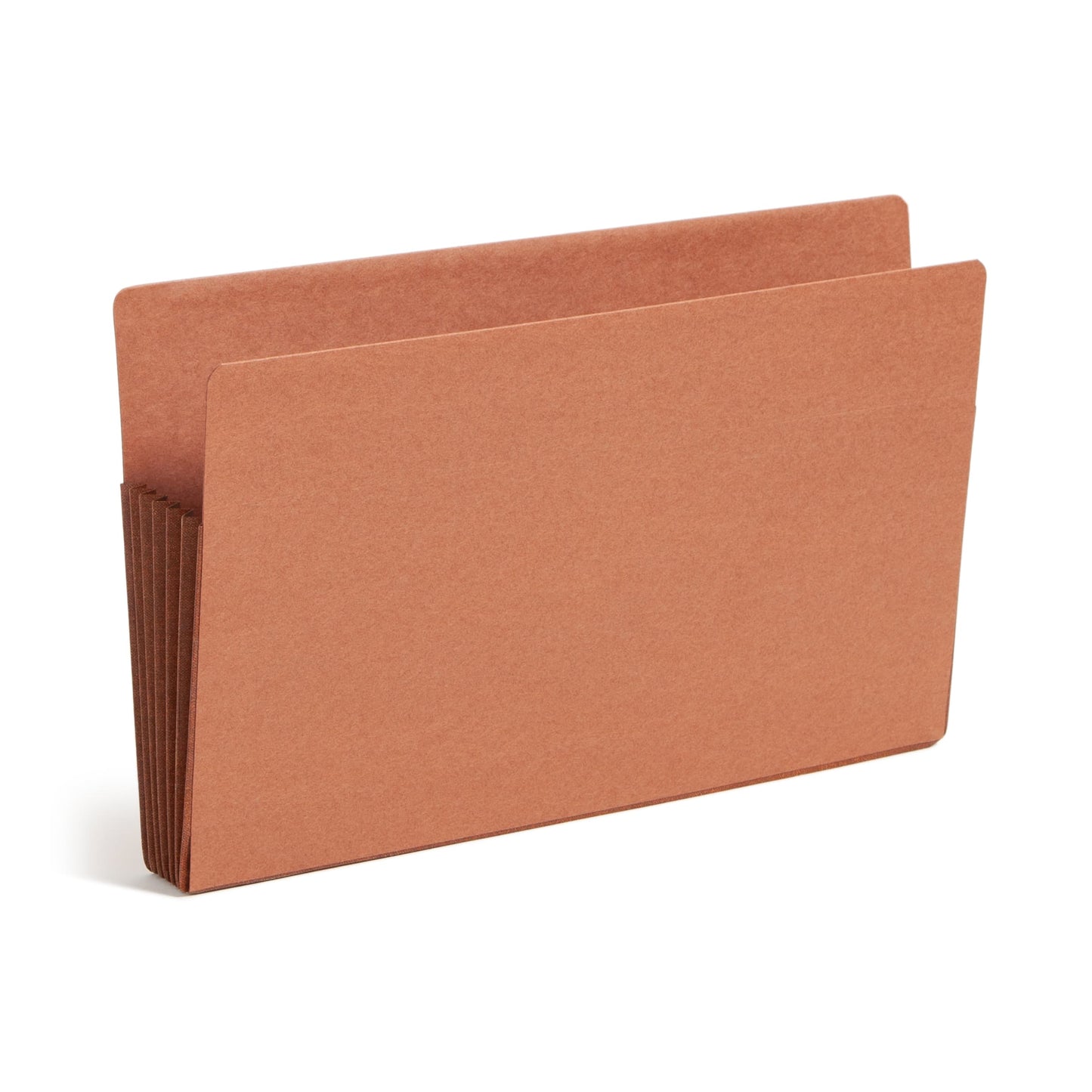 TUFF® Extra-Wide Reinforced End Tab File Pockets, Straight-Cut Tab, 5-1/4 inch Expansion, Redrope Color, Extra Wide Legal Size, Set of 10, 30086486747906