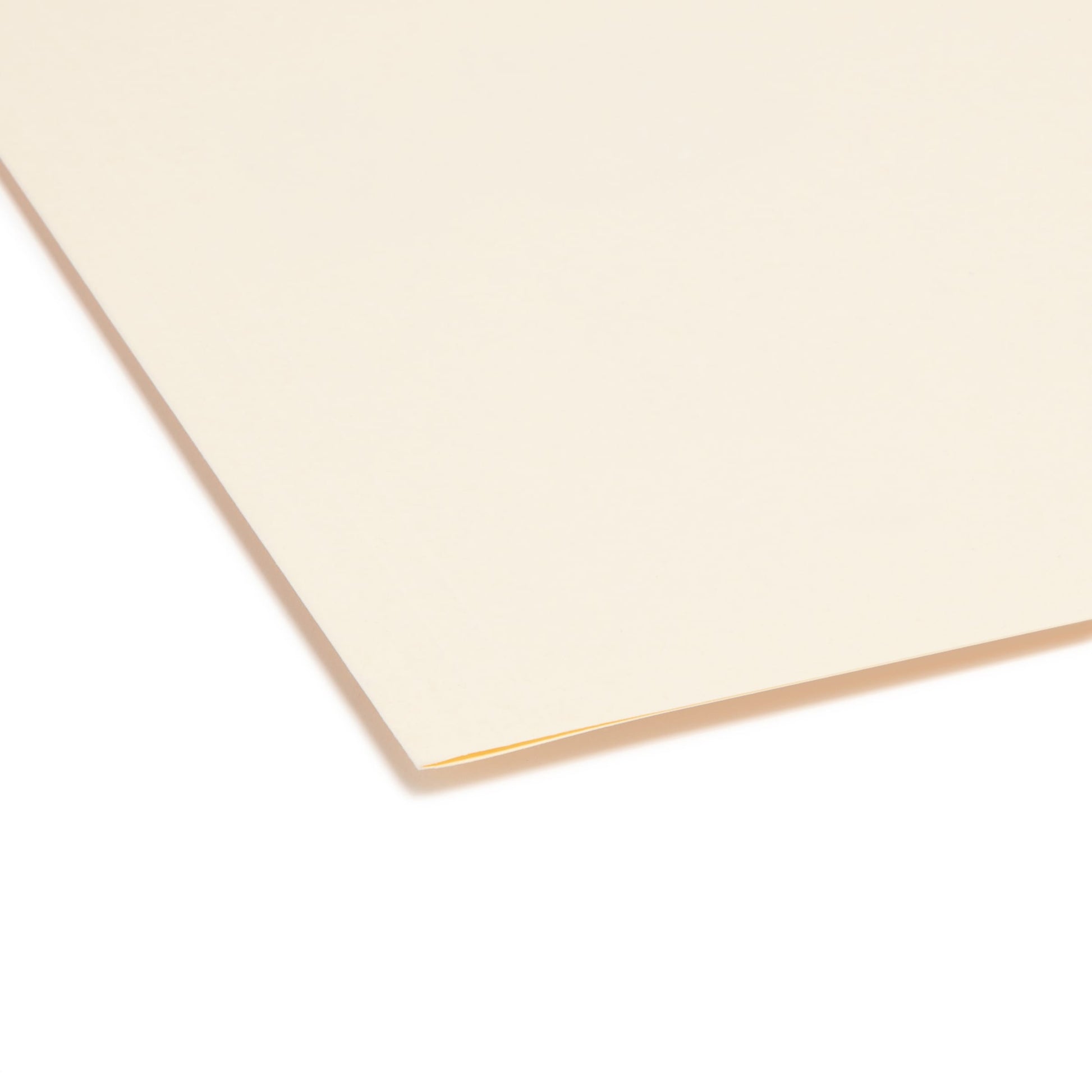 Heavy Duty Reinforced Tab File Folders, 1/3-Cut Tab, Manila Color, Letter Size, Set of 45, 086486104388