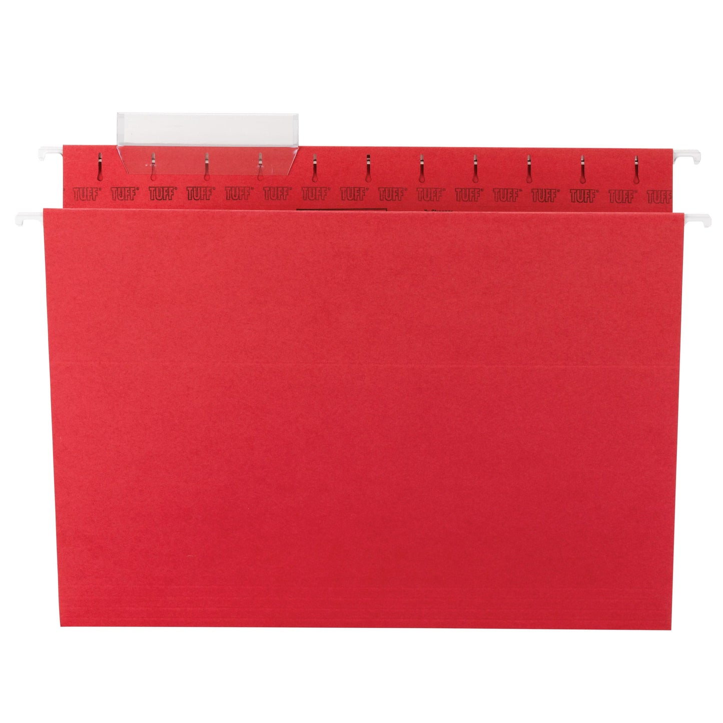 TUFF® Hanging File Folders with Easy Slide® Tabs, Red Color, Letter Size, Set of 1, 086486640435