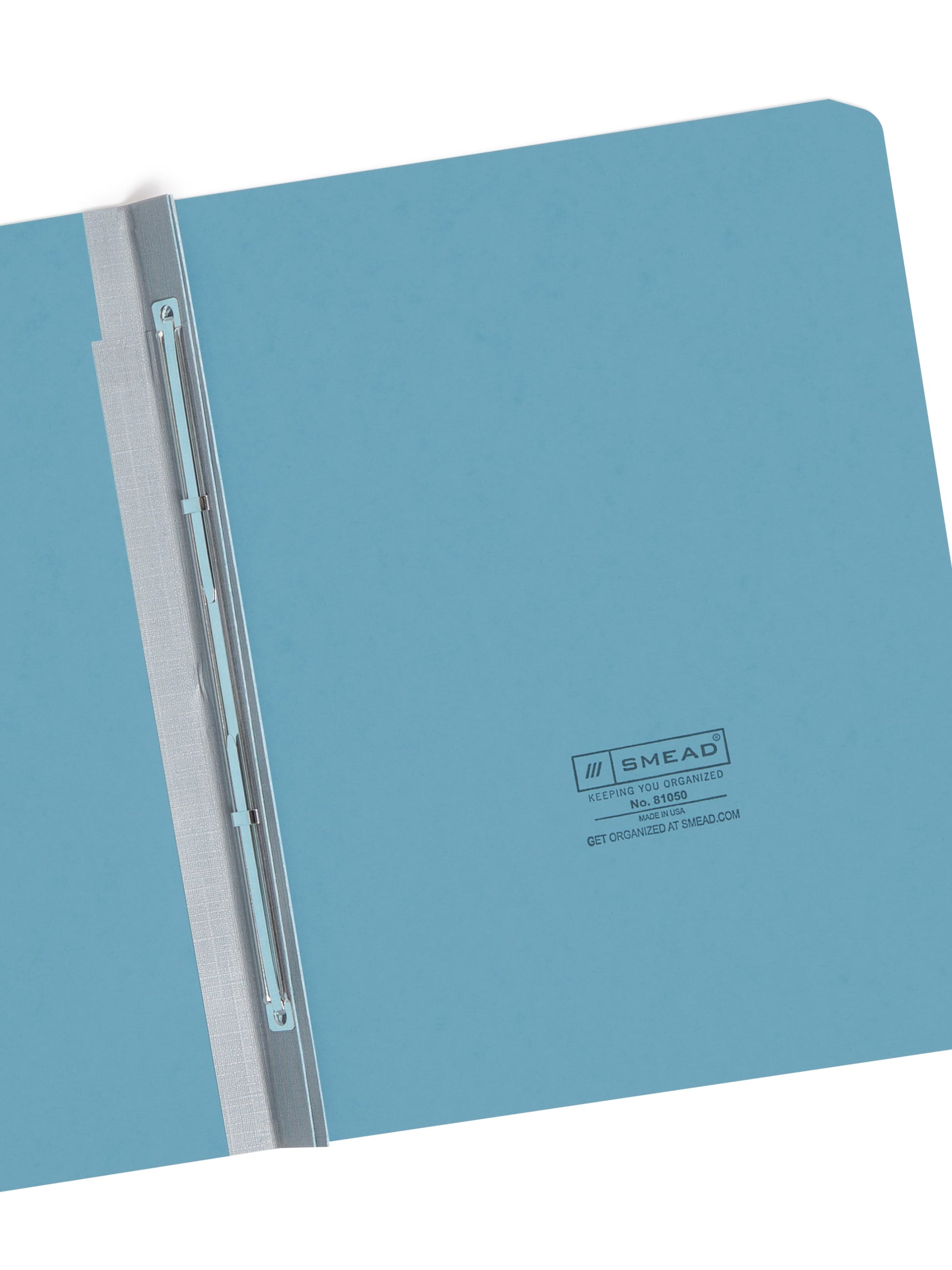 Premium Pressboard Report Covers, Metal Prong with Compressor, Side Fastener, 3 inch Expansion, 1 Fastener, Blue Color, Letter Size, 